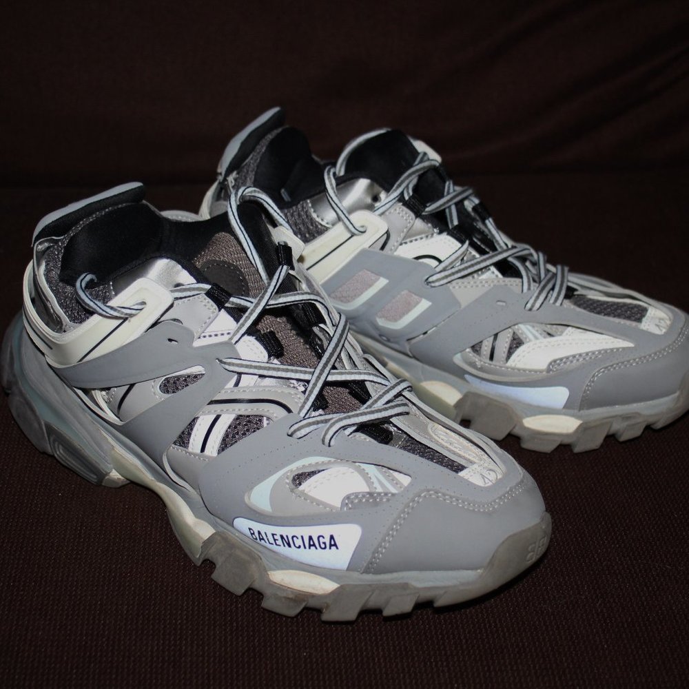 BALENCIAGA grey Track shoes 8.5